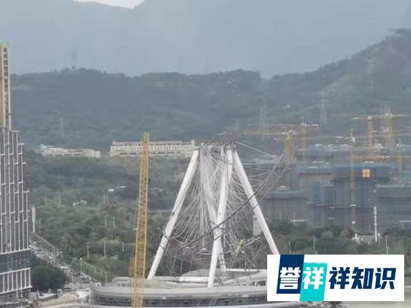 注意！福州一大型摩天轮倒塌
