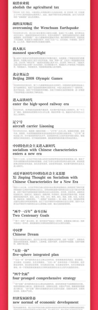 建党100周年中英双语热词【考试必备】
