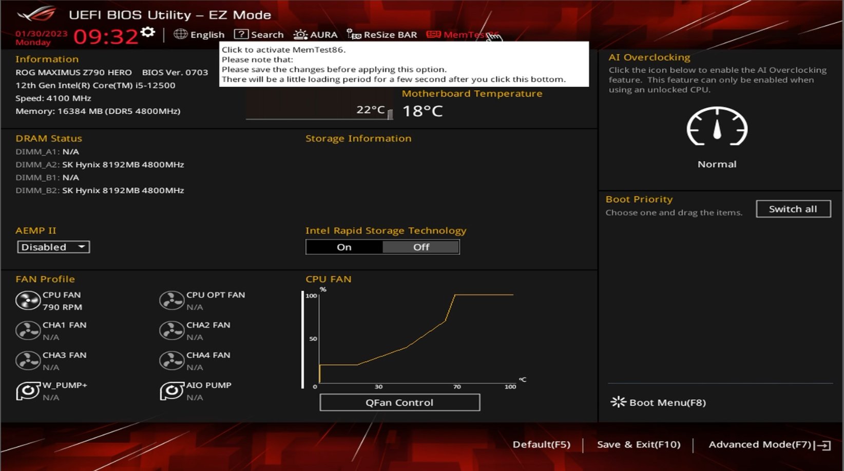 华硕主板附带的 MemTest86 如何使用（基础测试）？