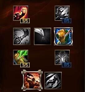 蛮王AP打野符文天赋