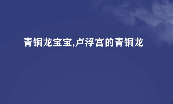 青铜龙宝宝,卢浮宫的青铜龙