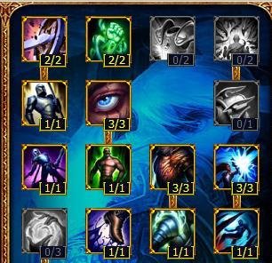 lol沙漠死神天赋符文--S4狗头天赋符文图