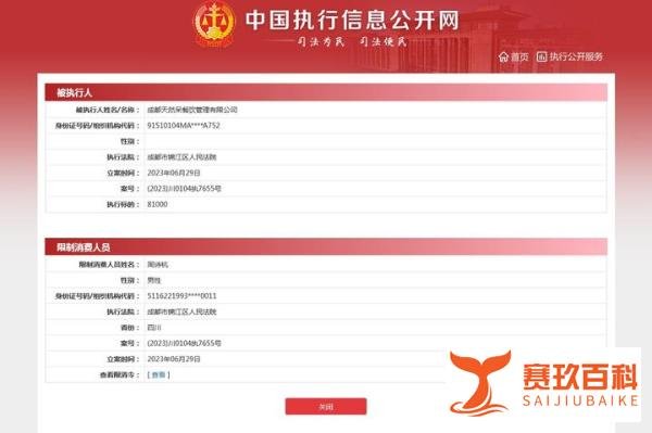 天然呆奶茶公司及法人被限消