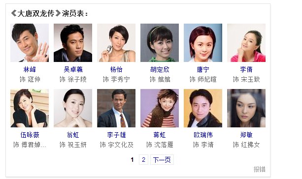 《大唐双龙传》女主角都有哪几个？