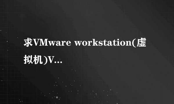 求VMware workstation(虚拟机)V6.5.2Build 156735汉化版序列号，在线等！！ 我是在多特网下的 47.5M