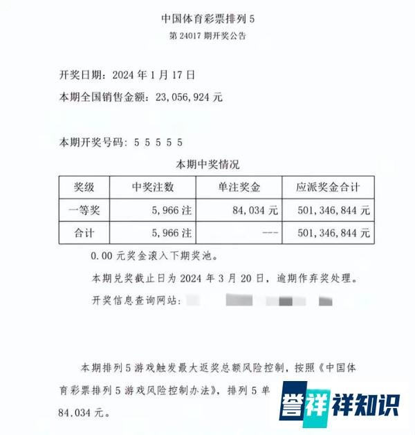 太诡异了,体彩排列5开豹子号55555,一等奖5966注清空5亿奖池
