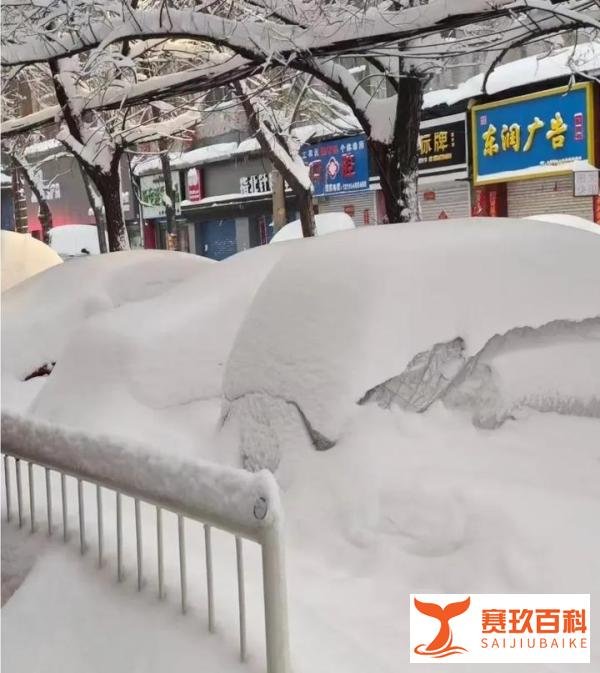 黑龙江鹤岗遭遇特大暴雪。鹤岗挺住!