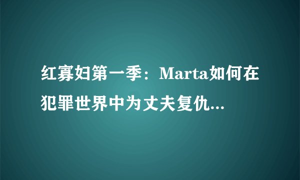 红寡妇第一季：Marta如何在犯罪世界中为丈夫复仇并保护家人？