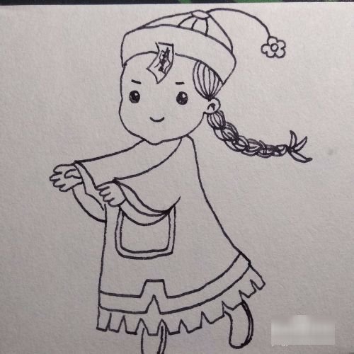二爷僵尸怎么画