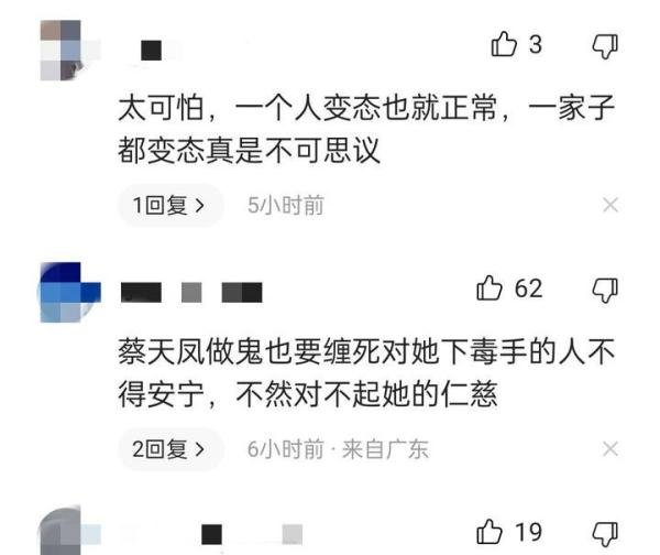 后续来了！蔡天凤被杀细节曝光！用人体组织做汤！前夫已被逮捕！