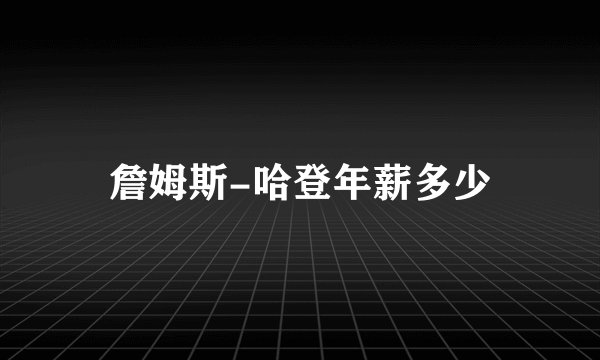 詹姆斯-哈登年薪多少