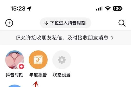在哪里可以查看抖音年度报告？