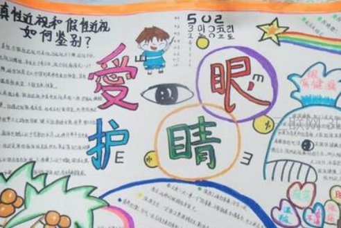 爱眼护眼手抄报内容