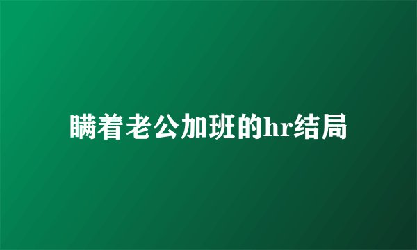 瞒着老公加班的hr结局