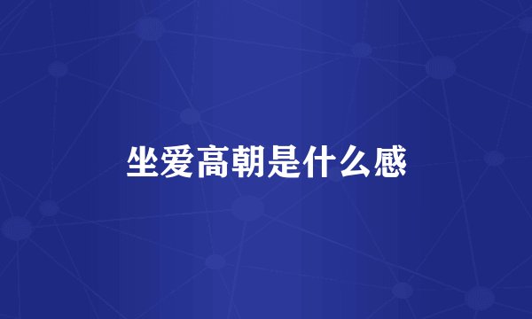 坐爱高朝是什么感