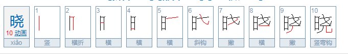 “晓”和“暁”的区别？？