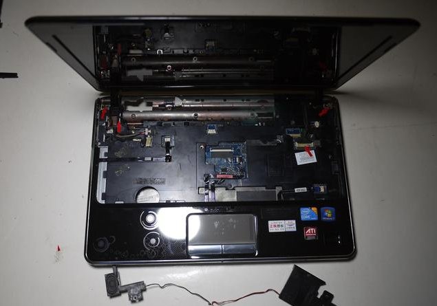 惠普compaq 515笔记本的拆解流程