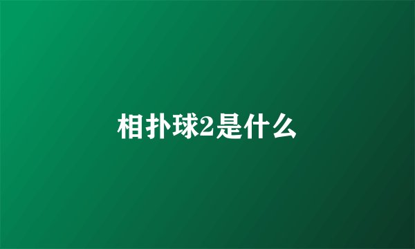 相扑球2是什么