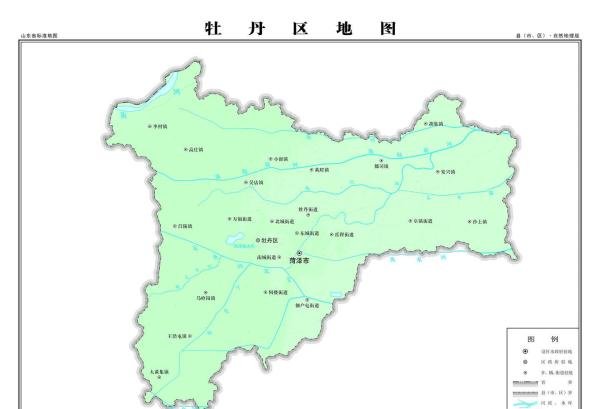 菏泽市牡丹区地图