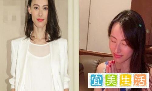 梁洛施被曝又怀孕 其社交平台晒摸肚照疑官宣