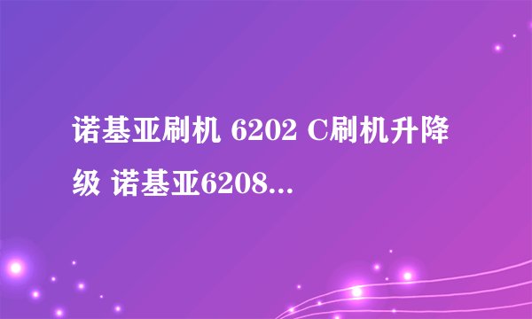诺基亚刷机 6202 C刷机升降级 诺基亚6208C_RM-458主刷机包04[1].50版 密码怎么解 出现这中情况。找高人分