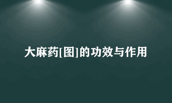 大麻药[图]的功效与作用