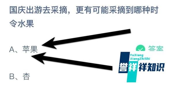蚂蚁庄园今日最新答案10月1日（文字版）