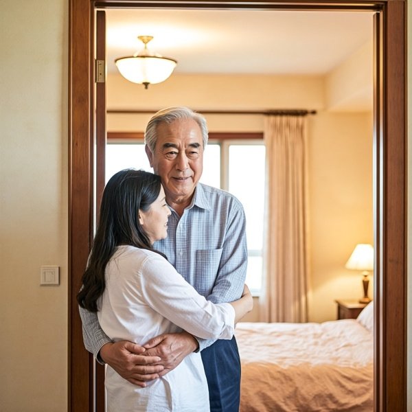爷爷抱妈妈进卧室的应对方法