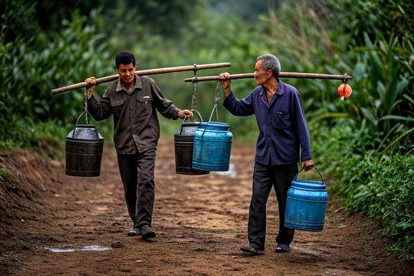 扁担挑水下一句