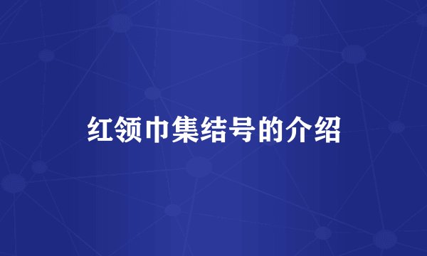 红领巾集结号的介绍
