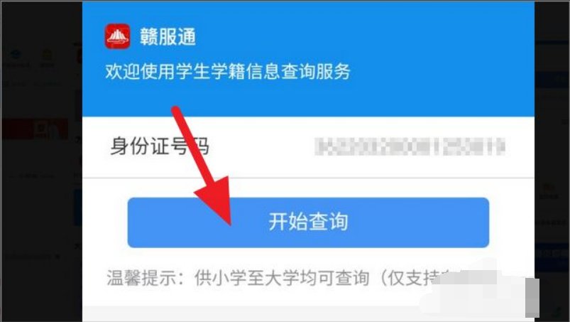 输入身份证号查学籍号?