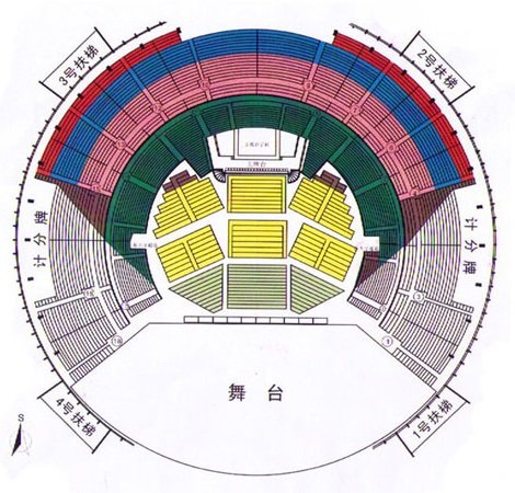上海大舞台12看台22排10座的具体位置
