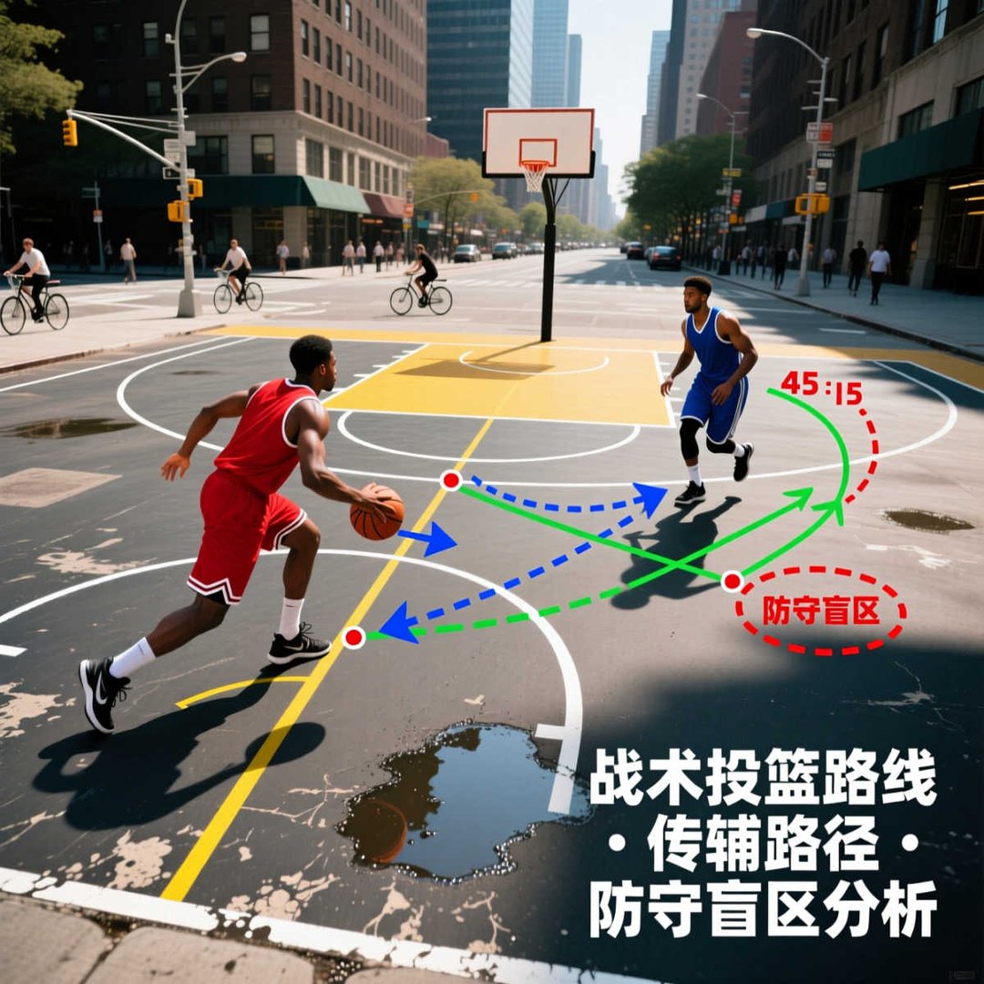 《街头篮球》地图辅助线应该怎么用啊?
