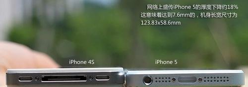 iphone4s和iphone5的区别