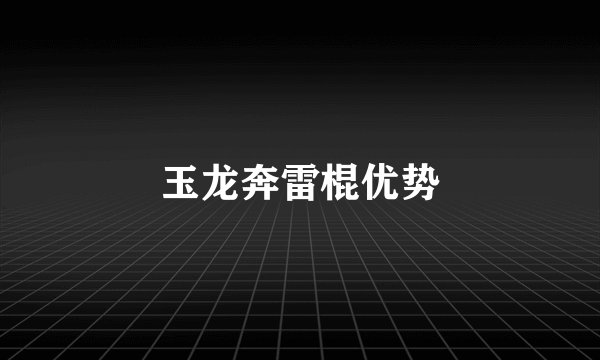 玉龙奔雷棍优势