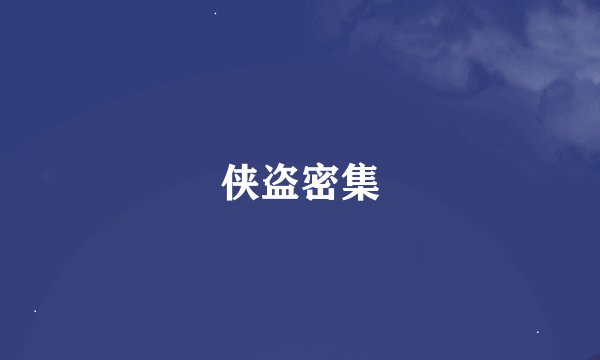 侠盗密集