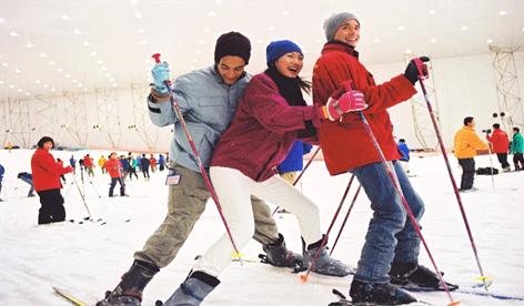 银七星室内滑雪场的营运介绍