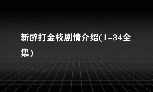 新醉打金枝剧情介绍(1-34全集)