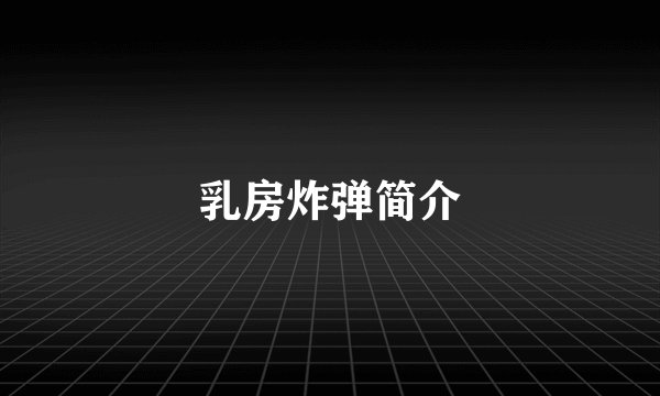 乳房炸弹简介