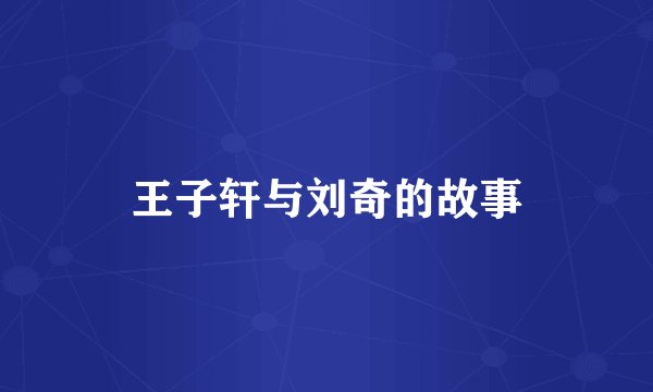 王子轩与刘奇的故事
