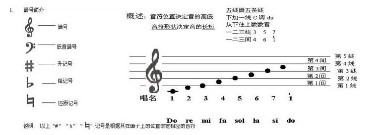 音乐初学入门七个音标是什么？