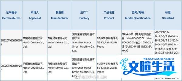 荣耀Magic V2入网：加配减重增续航，结构迎来重大升级