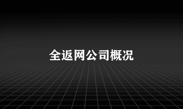 全返网公司概况