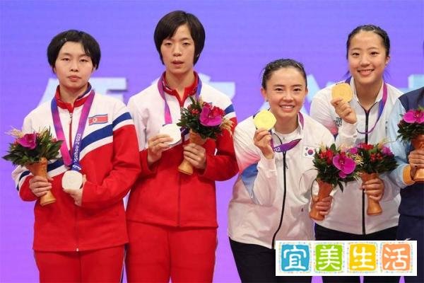 乒乓球女双夺金，韩媒：时隔21年亚运会升太极旗奏韩国歌