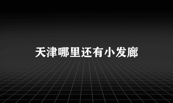 天津哪里还有小发廊