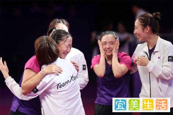 乒乓球女双夺金，韩媒：时隔21年亚运会升太极旗奏韩国歌