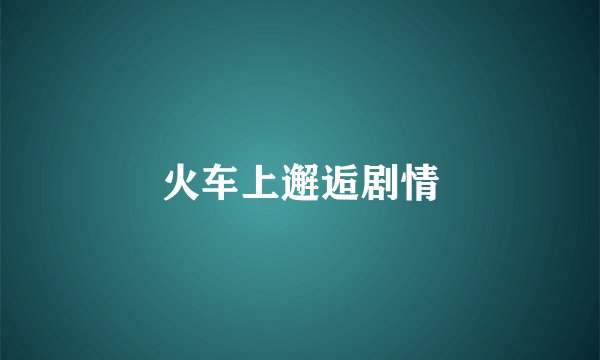 火车上邂逅剧情