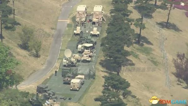 航拍美韩萨德部署现场：昔日高尔夫球场面目全非