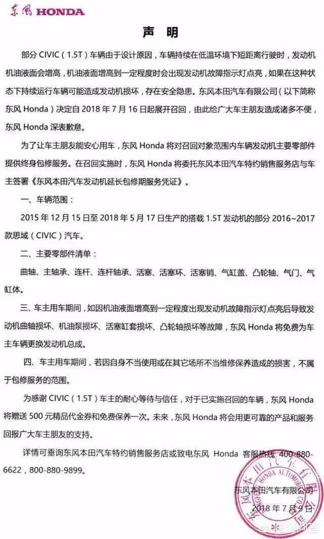 东风本田crv召回的是哪一批生产的？