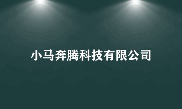 小马奔腾科技有限公司